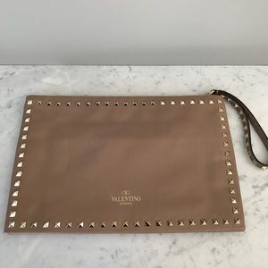 SOLD - Valentino Rockstud Large Wristlet